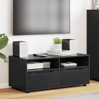 Televizoriaus spintelė Juoda 100 x 48 x 43 cm Apdirbta mediena