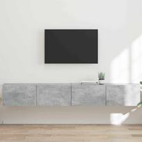 TV sieninė spintelė 2 pcs Betoninė 98 x 31 x 29,5 cm
