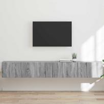 TV sieninė spintelė 2 pcs Pilkas Sonoma 98 x 31 x 29,5 cm