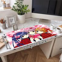 1PC Anime Heart Large Durable Mouse Pad Suitable for Office Desks, Gaming Desktops.Non-Slip Back P57 30cmx60cm(11.8x23.6inch)