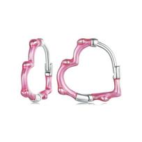 Barbie Original design rose heart-shaped, elegant and high-quality debut, ins style and exquisite S925 silver earrings for women ZJYES-YS-240 sidabras