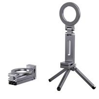 360° Rotating Tripod Holder Stable Grip Foldable Phone Holder Magnetic Phone Holder  Desktop Setup pilka