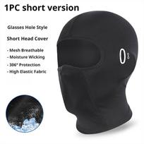SEAMETAL Motorcycle Balaclava Summer UV Protection Glasses Face Breathable Hole Men Women Quick-Drying Motorcyclist Winter Warm Ski Mask Short juoda