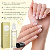 Aloe Vera Nail Cuticle Oil Glycerin Vitamin E Nourish Quick Repair Shiny Strong Nail Polish Care Before After Use one size