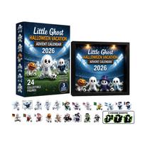 Halloween Advent Calendar Box, Acrylic Countdown with Light Box, 3 Surprise Designs One Size