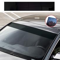 Anti- automobilio priekinio stiklo saulės plėvelė 140x25cm Automobilio priekinio stiklo plėvelės Šilumos izoliacija Automobilio priekinio stiklo tonuota skaidri saulės plėvelė China Mainland gray
