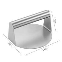 Stainless Steel Burger Meat Press Hamburger Meat Patty Maker for Uniform Patties Round Beef Press for Home Grilling Cooking (as the picture,XS（old）&Other)