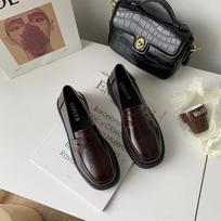 Mary Jane Batai JK Commuter Uniforma Loafers Moteriški Lolita Batai Merginos Japonijos Mokykla Kolegija Gotikos Mocassins Odiniai Buteliai 34EU/CN35 ruda