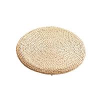 Japanese-style Straw Weaving Sitting Cushion Rustic Thickened Tatami Futon Handmade Breathable Straw Braid Mat Meditation 40 cm-15.75 in