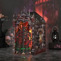 3D Puzzle DIY Miniature Book Nook Kit Wooden Dollhouse Miniature House to Assemble Family Christmas Gift Home Decor