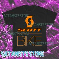 New Scott Bicycle Men's Black T-shirt Funny Size S to 5XL XL