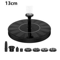 Solar-Powered Floating Fountain Pump Adjustable Water Feature for Outdoor Fish Pond Bird Bath Pond  Garden (3 Sizes Available)
