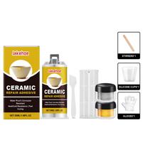 Kintsugi Ceramic Repair Kit Waterproof Heat-Resistant Adhesive Complete Set  Food Safe for Restoring Broken Ceramics & Pottery