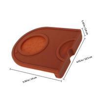 Coffee Powder Tamper Holder Silicone Coffee Tamping Mat Heat Resistant Non Slip Espresso Machine Kitchen Counter Grinding Pad ruda