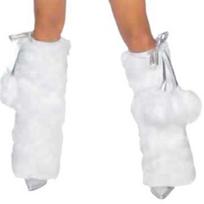 Soft Fluffy Faux Fur Leg Warmers Colorful Solid Color Warm Knee Sleeve Elastic Thick Long Fuzzy Foot Covers Christmas Party One Size sidabras