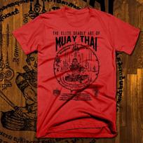 Muay Thai T-shirt Tops Tees Unisex Thailand Kickboxing MMA UFC Thai Boxer Martial Arts Fight Club M