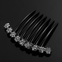 Teeth Hair Clip Headwear Rhinestone Hair Combs Hairpins Bridal Headpieces Crystal Hair Bun Maker 03