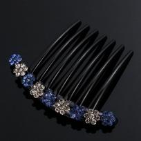 Headwear Teeth Hair Clip Rhinestone Hair Combs Bridal Headpieces Hairpins Crystal Hair Bun Maker 02