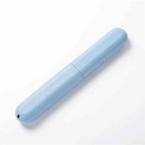 2PC Portable Travel Hiking Camping Toothbrush Holder Small Storage Box Protect Case Bathroom Accessory mėlyna