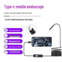 7 mm Type-C mobilusis endoskopas: HD tikrinimo zondas buitinei technikai ir vamzdynų remontui Flexible Line 1m