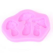 3D „pasidaryk pats“ silikono formos grybų fondant šokoladinio pyrago formos dekoravimo kepimo įrankis onesize