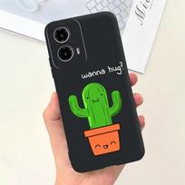 Skirta Motorola Moto G34 / G24 / G04 / G24 Power telefono dėklas Minkštas matinis silikoninis animacinių gyvūnų mados buferis Motorola G24 G04 Motorola G24 4G