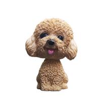 Lovely Swinging Head Simulation Dog Puppy Car Interior Dashboard Ornament Gift