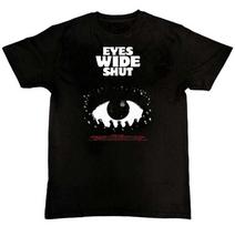 EYES WIDE SHUT Retro Graphic Print Mens T-Shirt L