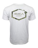 RVCA HAWAII SALOS VYRIŠKI ŽEMĖLAPIO T-MARŠKINIAI BALTI XXXL white