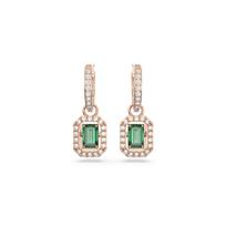 Swarovski Una Millennium Pakabukas Cirkonio Auskarai Unisex Poros Stilius Rožinis Auksas 5650068 auksas