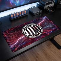 AC Milan Printed Large Mouse Pad, Non Slip Soft Rubber Gaming Desk Mat for Office Laptop Computer Decor 30cmx60cm（11.8x23.6inch）