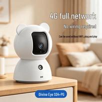 Shenmou SD4-PG 4G Smart PTZ Home Security Camera, 4MP (CN version)