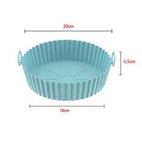 Thick Food Grade Silicone Baking Mat, Non-Stick Reusable Oven Air Fryer Tray for Home Baking, Pastry & Cookies, Easy Clean mėlyna