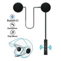 „Bluetooth“ motociklo ausinės su šalmu juoda