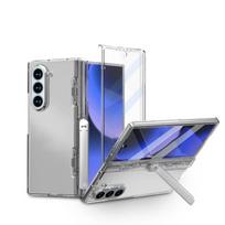 Designed for Samsung Galaxy Z Fold 6 Case,Built-in Screen Protector Hinge Protection Kickstand Full Body Protective Phone Case For Galaxy Z Fold 6