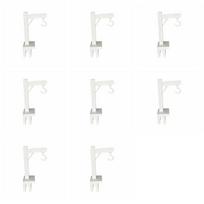 8PCS Mini Tower Crane Tea Bag Holder Funny Tea Bag Hook Novelty Tea Bag Fixing Clip  Tea Party balta