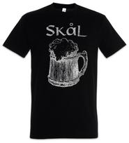 Skål II T-Shirt Drinking Horn Valhalla Thor Loki Odin Viking Vikings Mug Mugs L