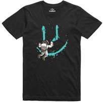 Astronaut Graffiti Spaceman Regular Fit Cotton T-Shirt S