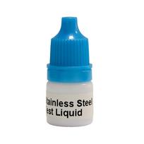 Stainless Steel Testing Solution 5ml Accurate Portable Dropper Bottle Stainless Steel Identification Solution for Home Kitchen