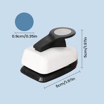 Craft Hole Punch Hole Round Embossing Cutter Crafts Shape Cutters for Scrapbook Greeting Cards Business School Classroom Office