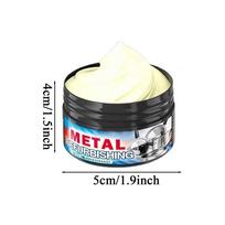 1PC Stainless Steel Pan Cleaner Metal Kitchenware Restoring Paste Oven Restoration Cleaner for Kitchen Sink Oven Pot Pan Stove as shown