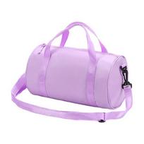 Portable Mini Gym Bag Large Capacity Solid Color Shoulder Bags Lightweight Waterproof Sports Bags for Women Girls Yoga Bag violetinė