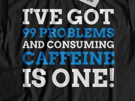 Caffeine Is My Kryptonite! Unisex Funny Caffeine Intolerant T-shirt Tops Tees Unisex XL