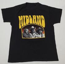 Midland Black Band World Tour Adult Unisex T-shirt Tops Tees Unisex Full Size UU975 2XL