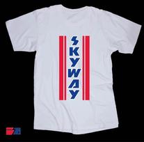 SKYWAY BMX Logo white T-shirt Tops Tees Unisex Freestyle 80s BMX Racing Tuff Wheels 3XL