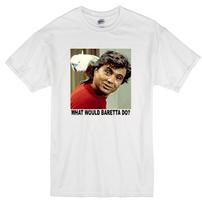 TONY BARETTA WWD? ROBERT BLAKE FRED COCKATOO POLICE DETECTIVE TV WHITE T-shirt Tops Tees Unisex M