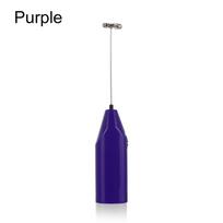 Mixing Tool Stainless Steel Foamer Electric Milk Frother Cake Blender Coffee Stirrer Egg Beater violetinė