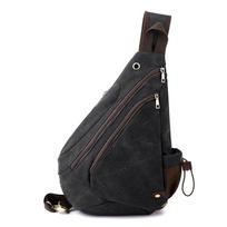 Unisex krūtinės krepšys Paprastas laikymo krepšys Lengvas kelioninis maža kuprinė Crossbody Bag Mada Kasdieniai vienetiniai krepšiai juoda