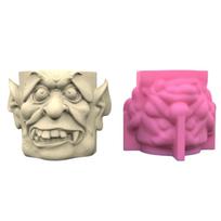 Flower Pots Cement Silicone Mold 3D Monster Succulent Planter Molds Resin Mold Jewelry Storage Mould Epoxy Casting Molds 558