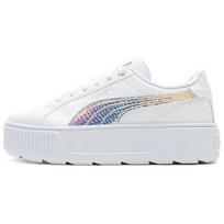 Puma Karmen Exotics žemi sportbačiai moteriški sportbačiai Balti Rožiniai 386409-02 36